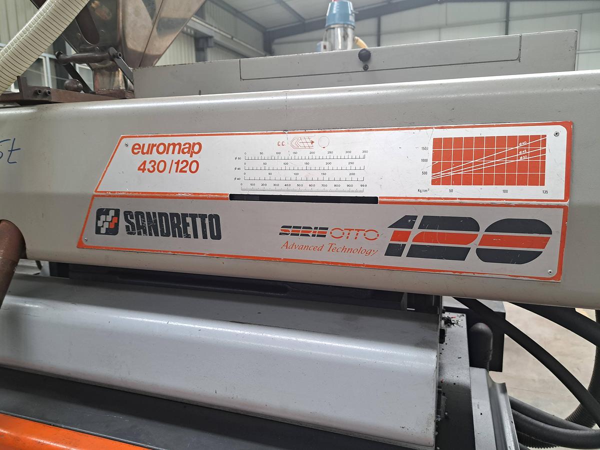 Used 1995 SANDRETTO EUROMAP 430-120 Serie Otto 120