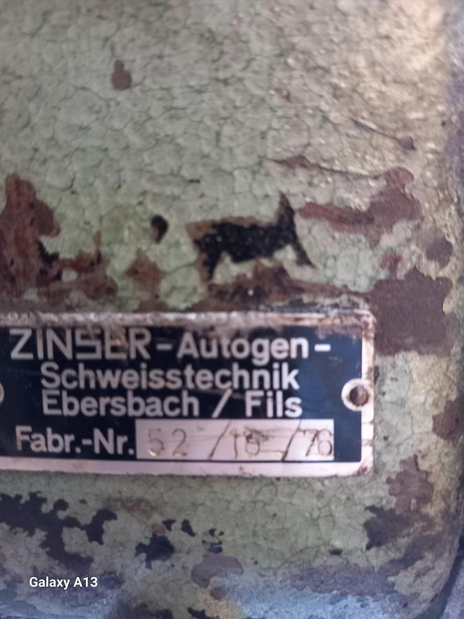 Used Máquina de corte de tubos Zinser 51/13/76