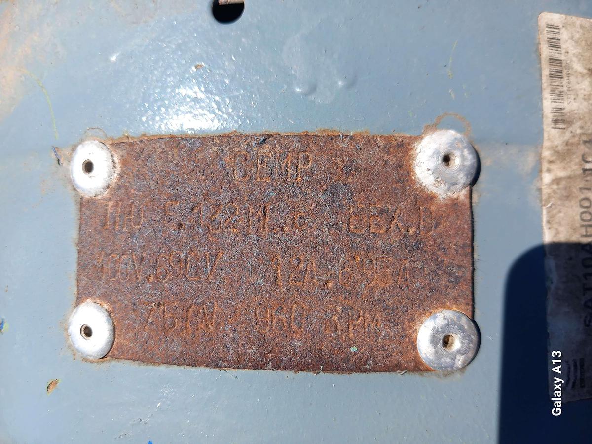 Used Motor elétrico industrial 7,5 CV