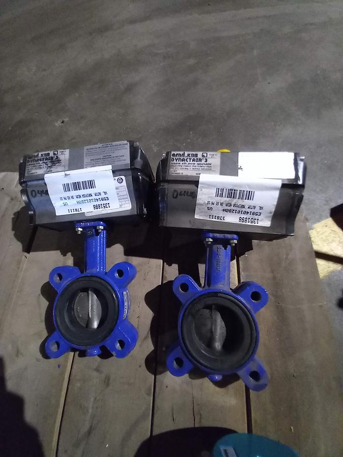 Used Valvulas Borboleta Pneumática Amir.Ksb DN-65