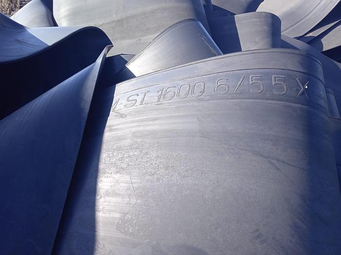 Used Tela de borracha usada