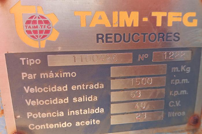 Used Caixa redutora TAIM-TFG de 30kw