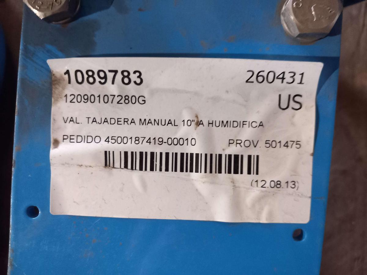 Used Válvula borbole manual DN-250