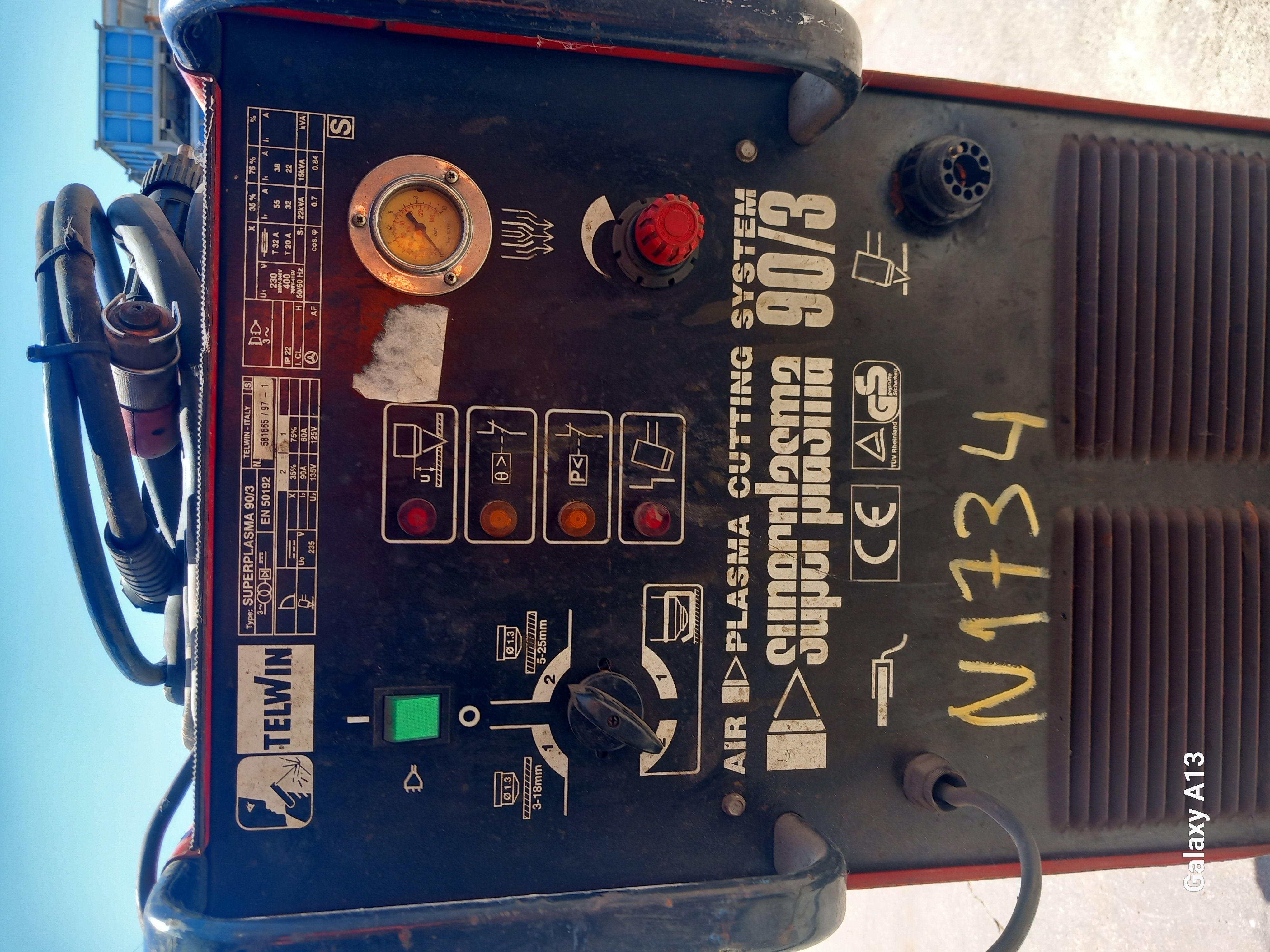 Used Máquina de soldar Telwin Superplasma 90-3