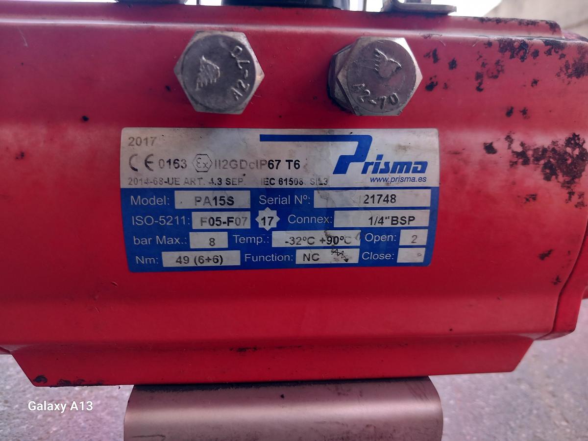 Used Atuador pneumáticos-valvulas Prisma  PA15S
