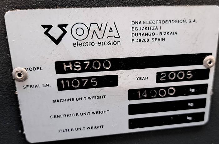 Usado ONA HS 700