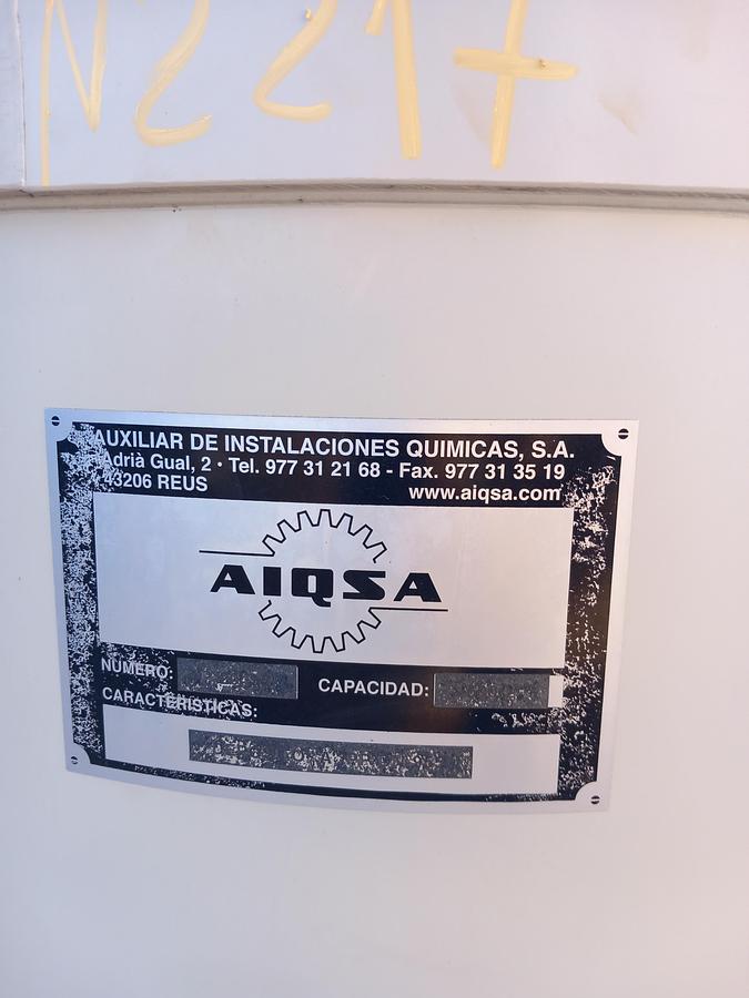 Used Deposito de plástico Eiqsa 500 litros