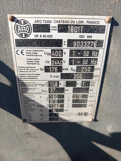 Used Maquina de soldar por pontos ARO 72500 1801/T