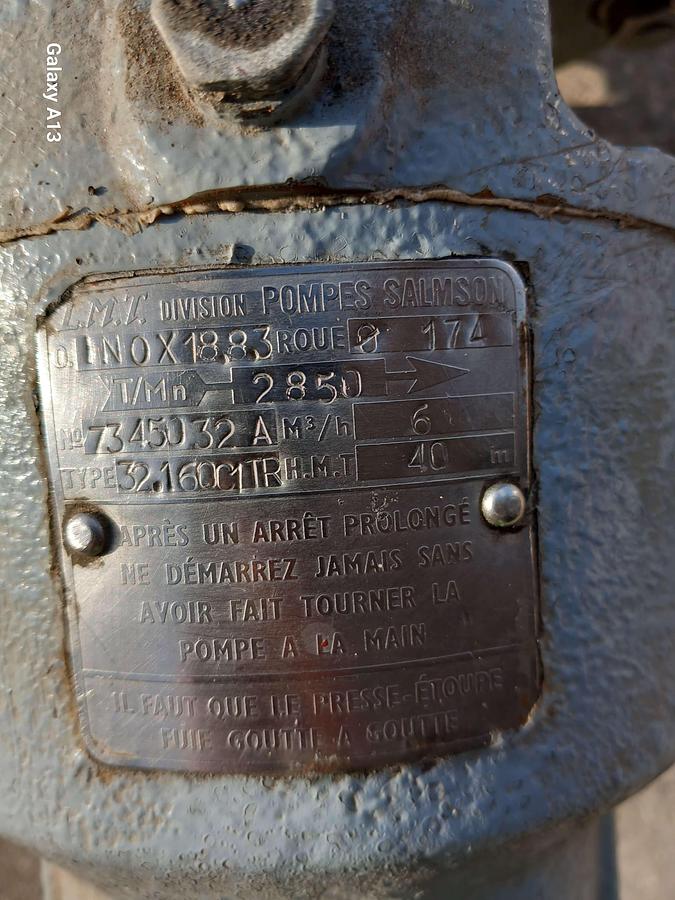 Used Pump LMT 32.160C1TR