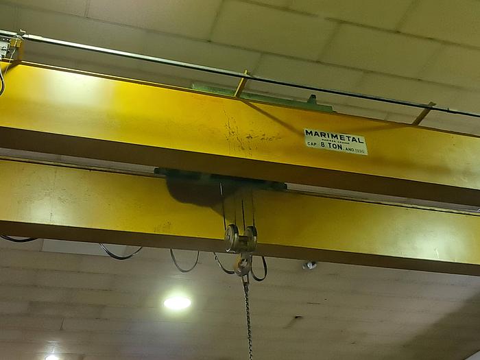 Used Ponte rolante de 8 ton STAHL 15 metros