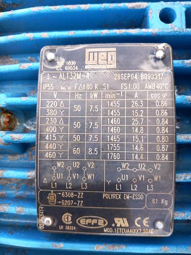 Used motor com caixa redutora Bonfiglioli