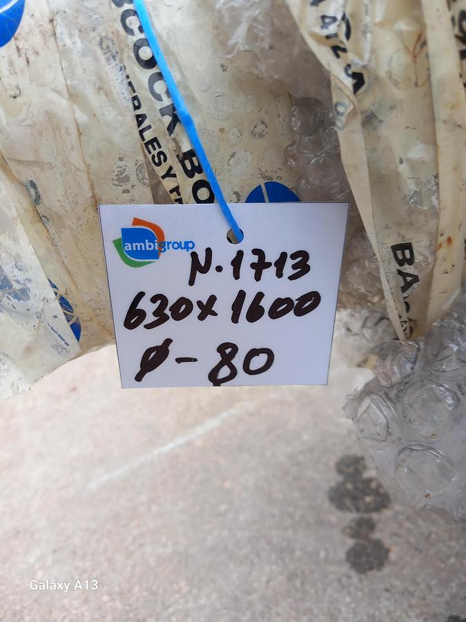 Used Tambor de acionamento com banda de rodagem lisa 630 x 1600