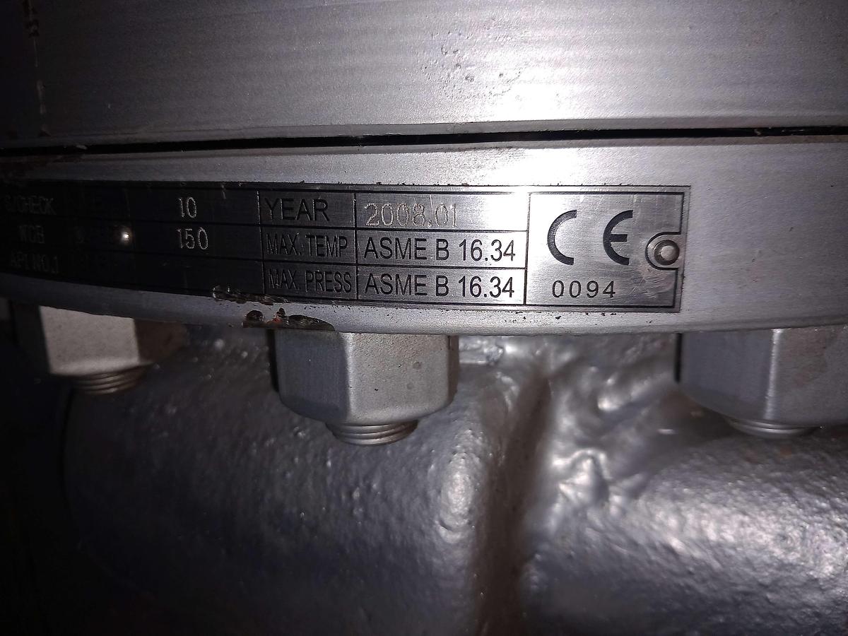 Used 2008 Valvula borboleta Fluval WCB DN-250