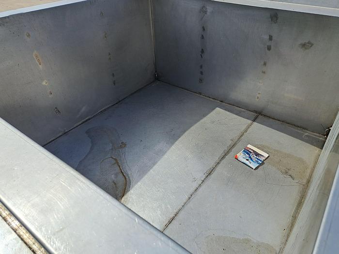 Used Reservatório de inox quadrangular