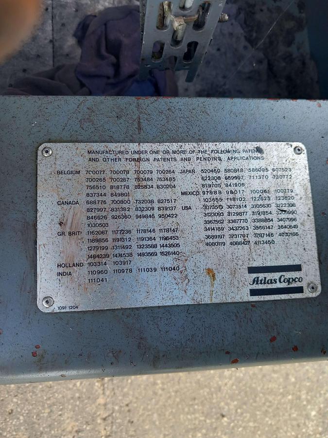 Used Compressor Atlas Copco ZR3
