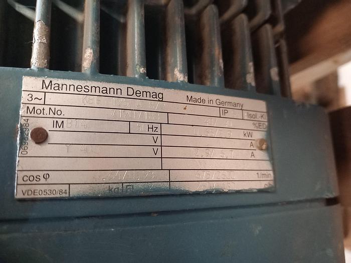 Used Motor com redutora DEMAG