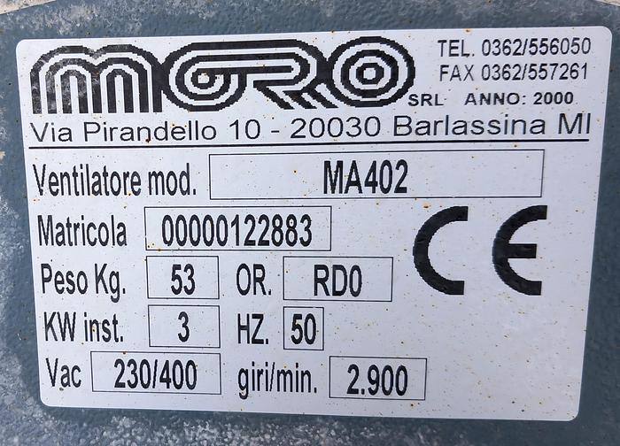 Used Filtro de mangas GUSEO Milano