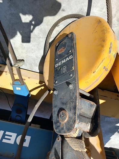 Used Ponte rolante DEMAG de 120 + 16 ton