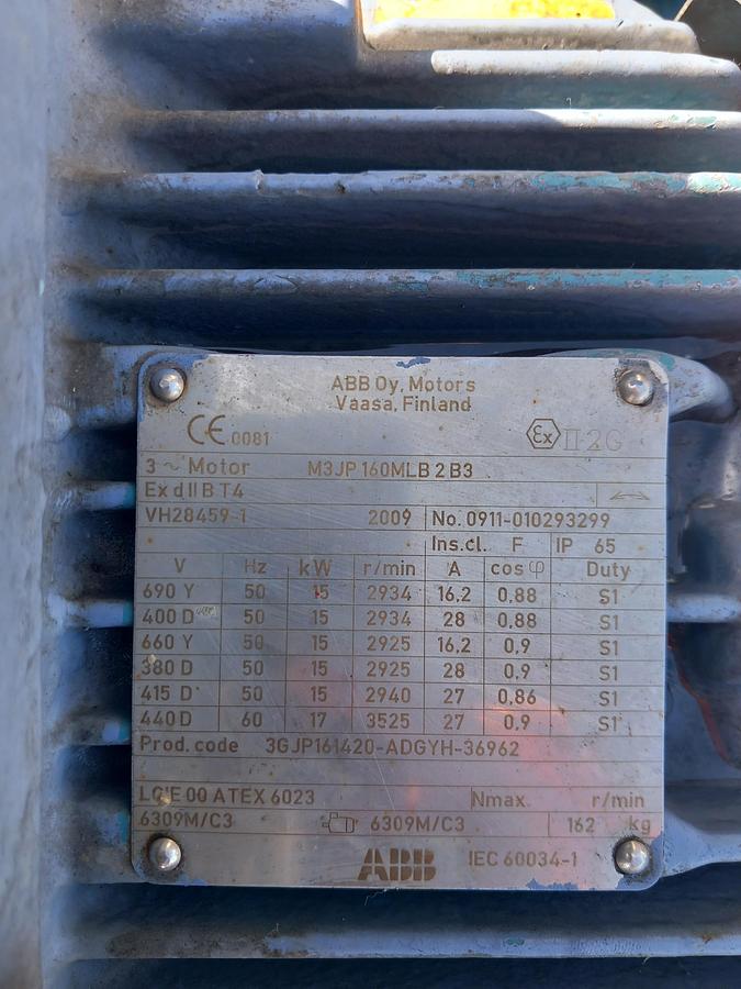 Used Ventilador Gruber Hermanos 15 Kw
