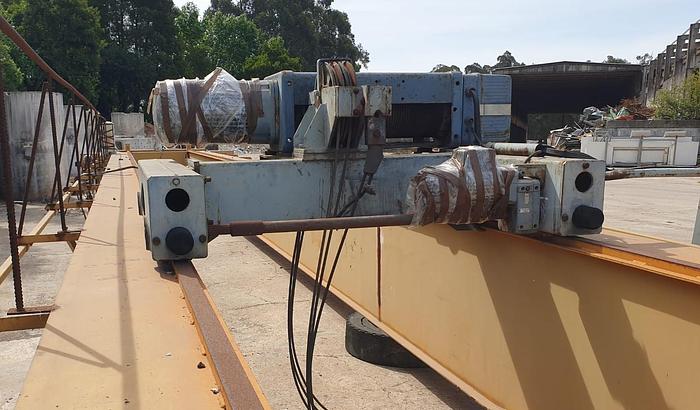 Used Ponte rolante Tegopi 10 ton 17 metros