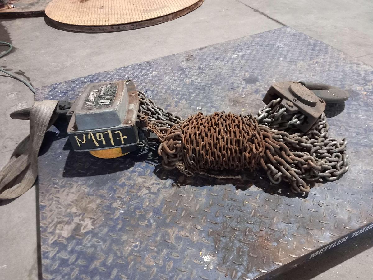 Used Guincho manual Yalelift de 10Tn