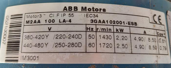 Used Grupo Hidráulico ARON de 2,2 kw