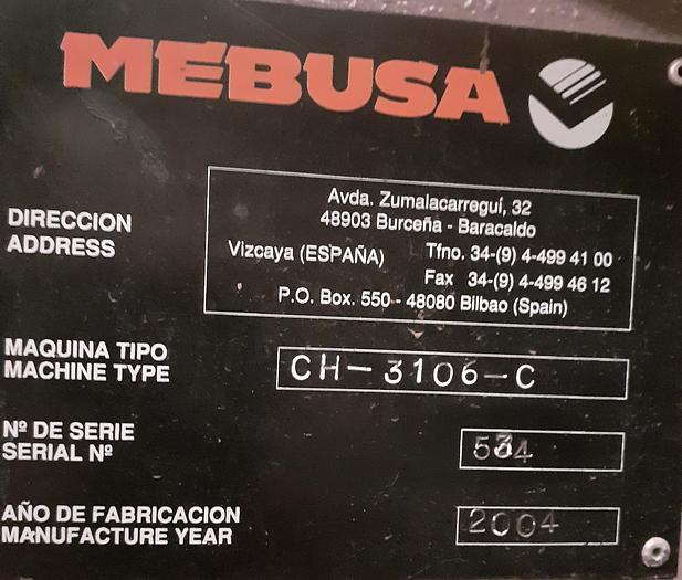 Usado Guilhotina Mebusa CH-3106c