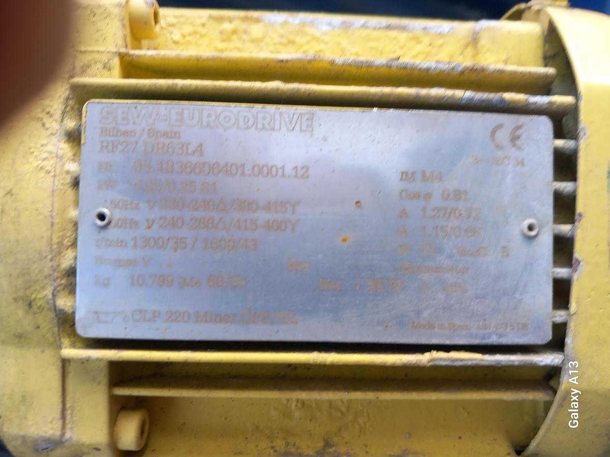 Used Motor elétrico com misturador de inox 0,25kw