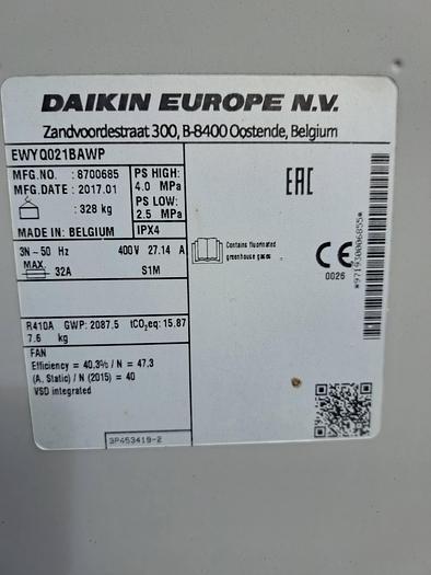 Used Sistema de climatização DAIKIN INVERTER CHAUD EFFICIENCY