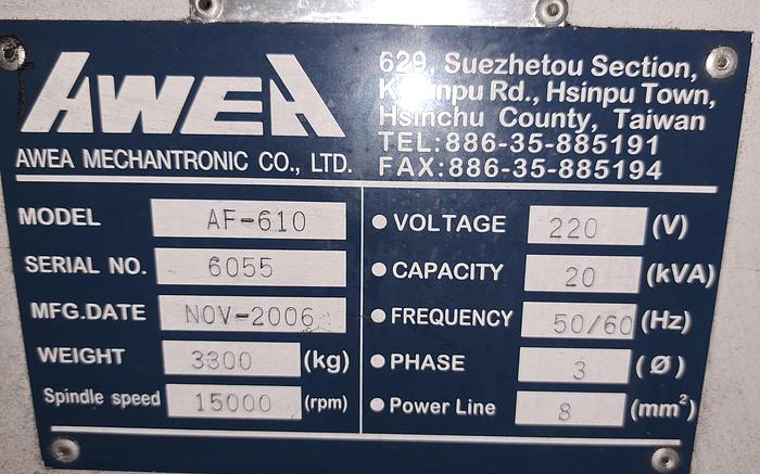 Usado Awea AF-610