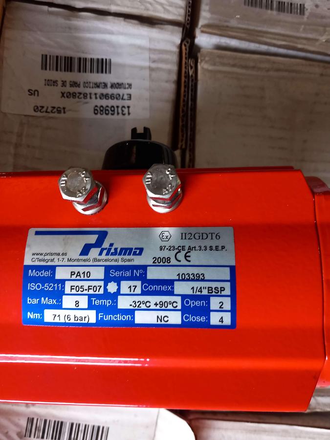 Used Valvulas de acionamento Pneumático