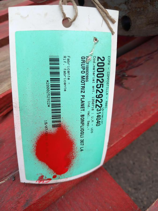 Used Motor com caixa redutora Bonfiglioli 307 L4FPP112GOALH