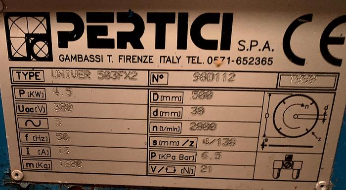 Usado Serra de 2 cabeças PERTICI