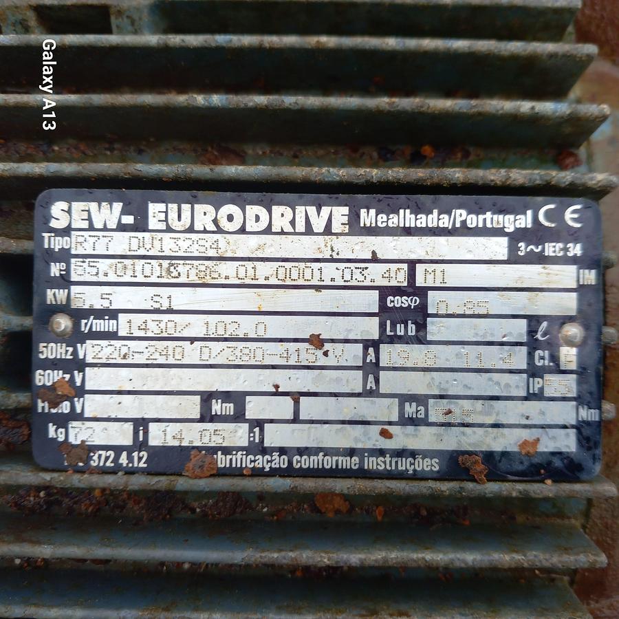 Used Transportador de rosca / sem fim com 9 metros