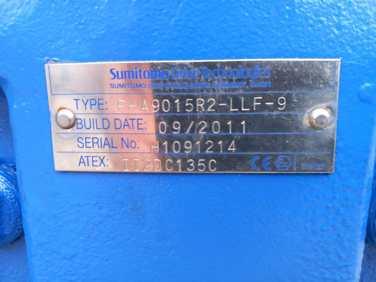 Used Motor com caixa redutora Sumitomo Drive PHA9015R2-LLF-9