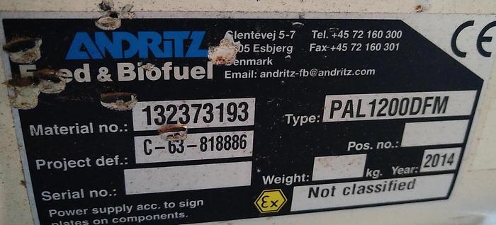 Usado 2014 Andritz Feed & Biofuel