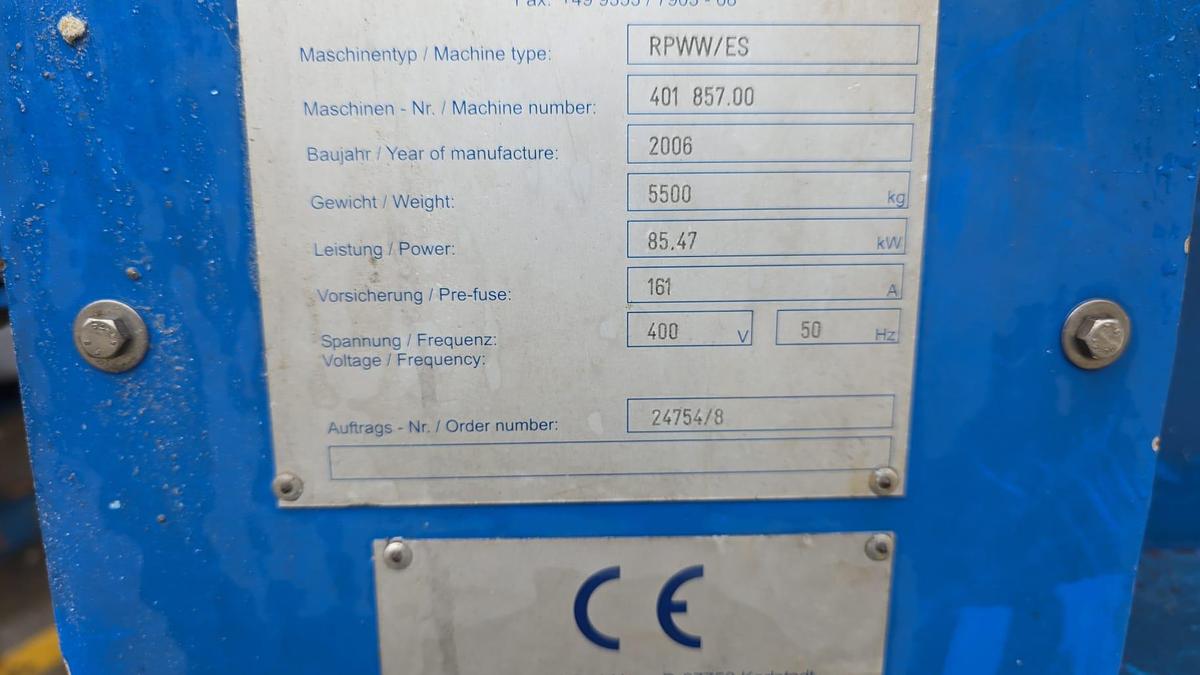 Used Peletizador industrial Andritz Paladin P800