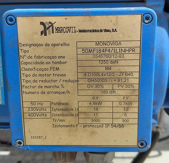 Used Ponte rolante de 5 ton 10 mt