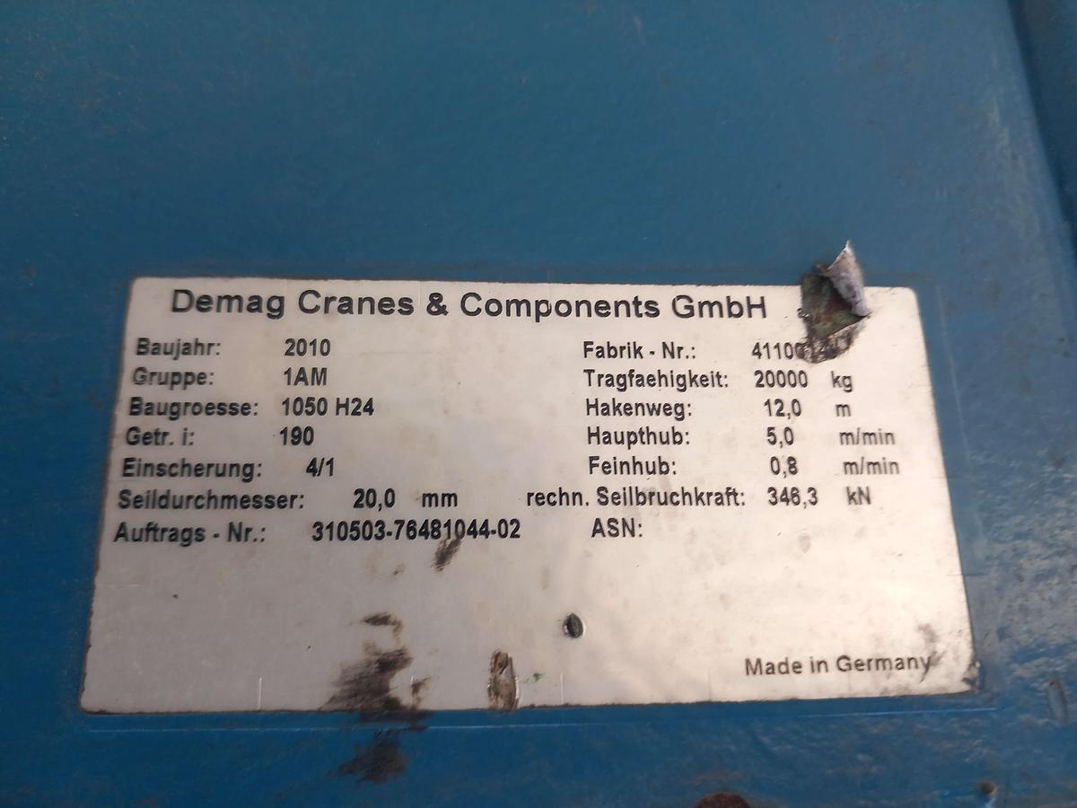 Used 2010 GUINCHO Demag 20TN