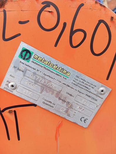 Used Tapete transportador de 8 mt