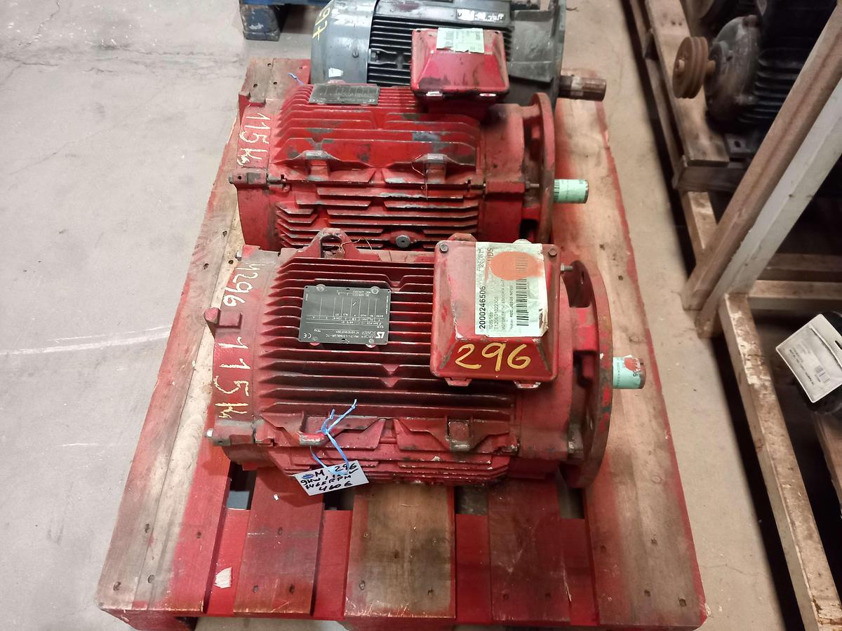 Used Motor elétrico industrial LEROY SOMER LS160LUR-TC