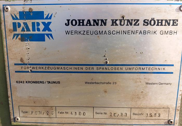 Used Rebordeadora Johann Kunz Sohne KSM/2s
