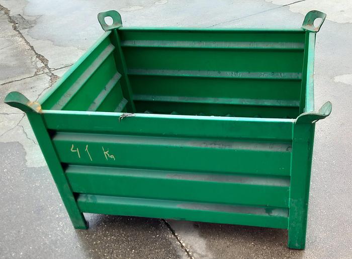 Usado Caixas/contentores metálicos de 1X0,8 metros