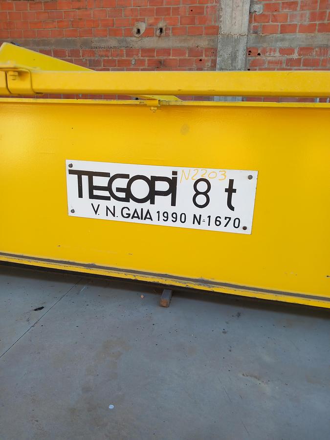 Used Ponte rolante TEGOPI 8 Tn