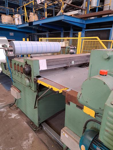 Used Máquina de desenrolar e cortar chapa Grandini PS P15