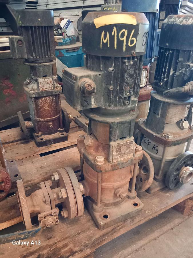 Used Motor con bomba GRUNDFOS CRN 3-5 EFG GD E HQQE