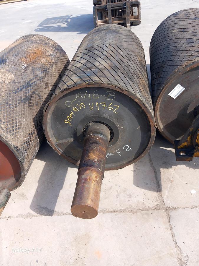 Used Tambor de acionamento emborrachado nervurado 800 x 1400