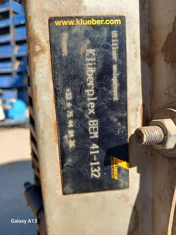 Used Ventilador Kluber Bem 41-132 de 4 kw.