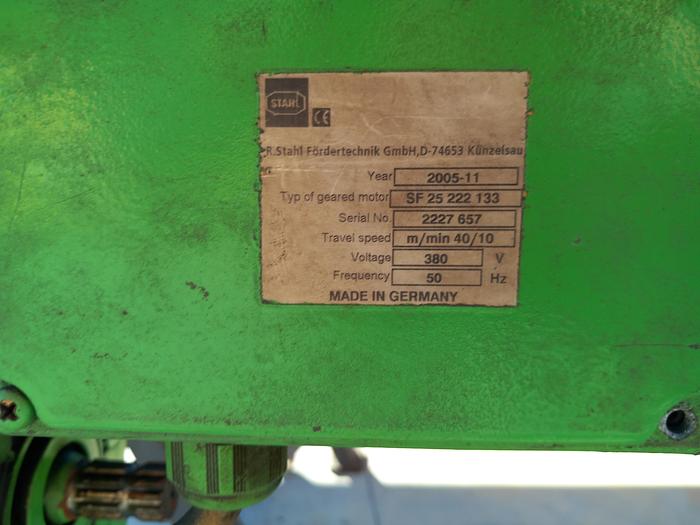 Used Ponte rolante STAHL 3Tn 14,5mt