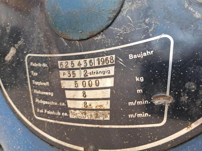 Used Ponte rolante de 5 ton 10 mt DEMAG